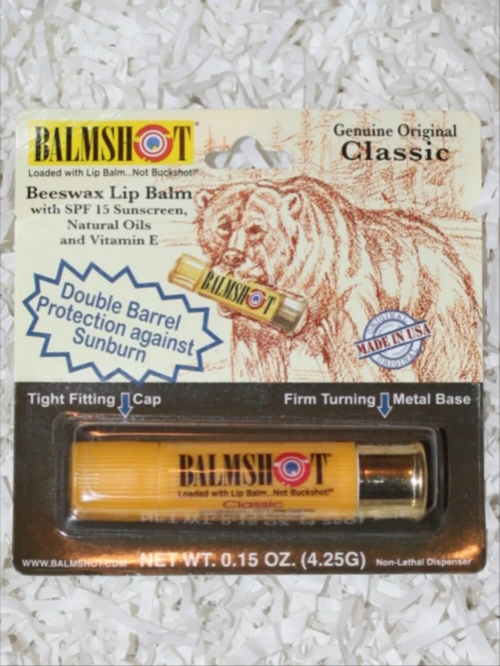 Balmshot Classic Beeswax Lip Balm